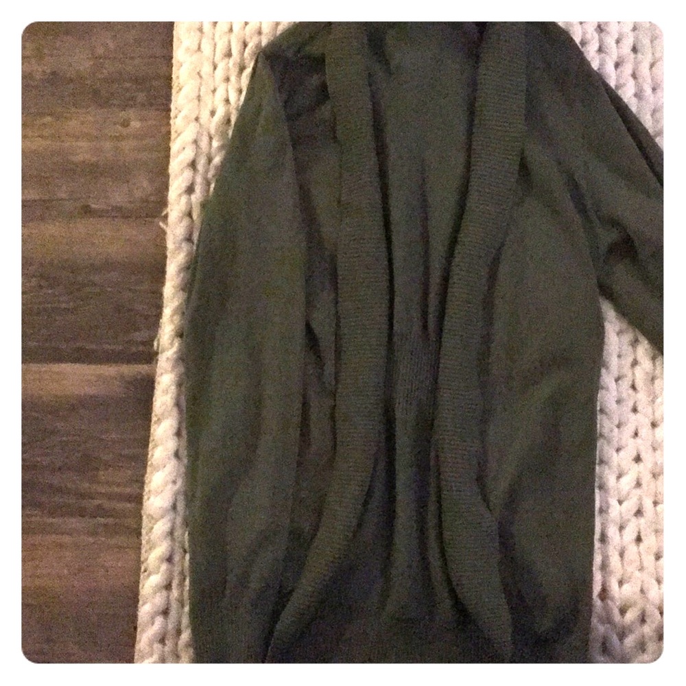 Army Green Cardigan